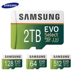 2TB Samsung EVO 32GB 64GB/128GB/256GB/512GB1TB Cartão De Memória Para Câmera Móvel Tablet