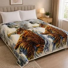 Cobertor Manta Sherpa Estampada Dupla Face Casal 1,80x2,20mt