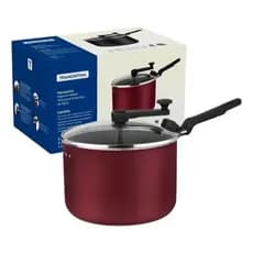 PIPOQUEIRA TRAMONTINA LORETO 20CM VERMELHA ANTIADERENTE