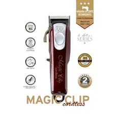 Máquina de Cortar Cabelo Wahl Magic Clip Cordless Bivolt Profissional De Luxo