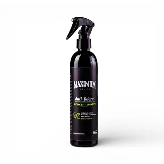 Spray Higienizador Antibacteriano e Anti-Odor 300ml Maximum Boxing Para Acessórios de Artes Marciais