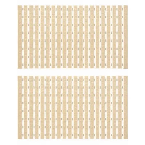 2 Tapetes Deck Estrado Base Antiderrapante 70x40cm Box/Ducha