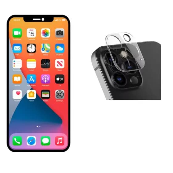 Tela Display Touch Para iPhone 12 + Capa + Película Câmera