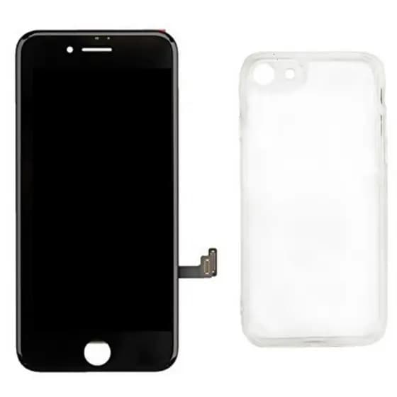 Tela Lcd Touch Para Iphone 7 Plus Preto + Capa Acrílico