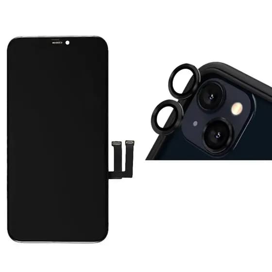 Tela Display Lcd Touch Para iPhone 11 + Capa + Película Câmera