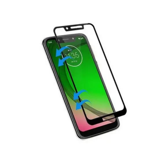 Pelicula De Vidro Para Moto G7 Play 3D Cobre Toda Tela Curva