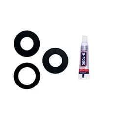 Lentes Da Câmera Traseira Para iPhone 17 Pro + Cola 3ml