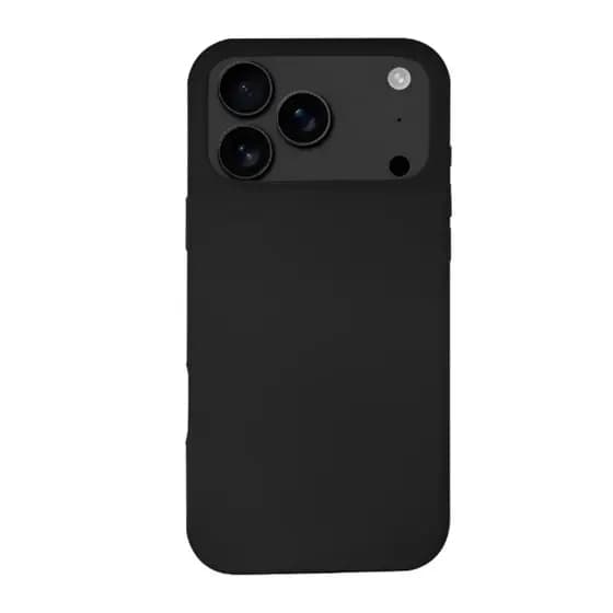 Capa Capinha Para iPhone 17 Pro Max Preta Aveludada + Película 3D