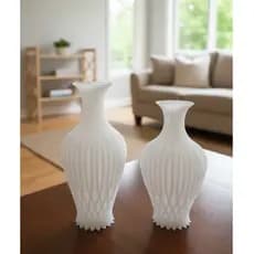 Kit Vasos Decorativos Em Alto Relevo Goticos Decoração Ambiente Sala