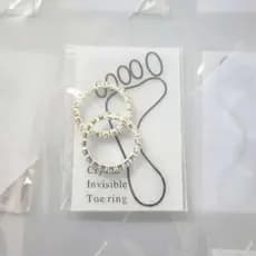 Kit 2 anel Strass PRATA E DOURADO  Elástico Decoração Dedo Do Pé Anéis Pés