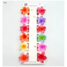 CB Kit 3/6/12 Grampos Piranha de Cabelo /piranha Flor De feriado moda 3CM