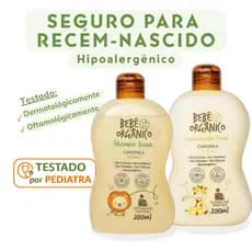Kit Amor Shampoo + Condicionador - Cuidado Natural e Delicado para Seu Bebê - 200 ml cada