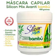 Máscara Nutritiva Silicon Mix Avanti BAMBÚ 450g - Cuidado Capilar Todos os tipos de Cabelos