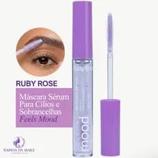 Máscara Sérum Cílios E Sobrancelhas Feels Mood Ruby Rose Gel Incolor Beleza Feminina