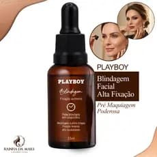 Blindagem Maquiagem Playboy 3 Em 1 Primer Fixador Diluidor 15ml Fixação Extrema Prova Agua
