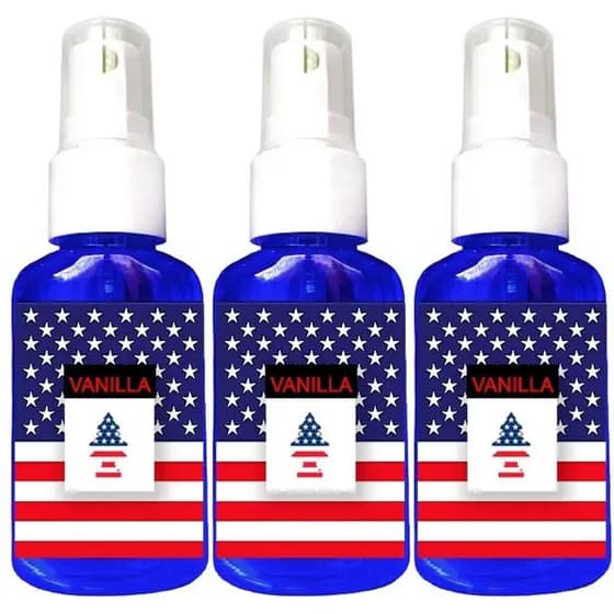 Kit 3 Cheirinho Spray Automotivo para Carro Aromatizante de Qualidade Concentrado VANILLA