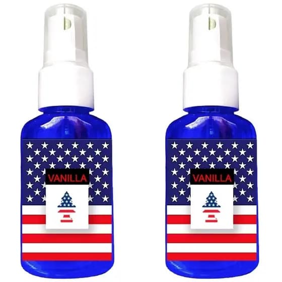 Kit 2 Cheirinho Spray Automotivo para Carro Aromatizante de Qualidade Concentrado VANILLA