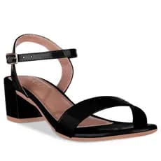 Saltinho Sandália Feminina Salto Baixo Confortável Moda Tendência