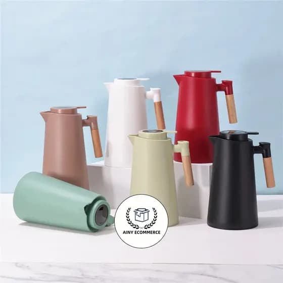 Garrafa De 1 Litro Com Termômetro Led, Ideal Para Café, Chá E Outras Bebidas Em Estilo Moderno