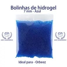 50 Mil Bolinhas de Gel 7mm: Diversão que cresce na água para arminha Orbeez