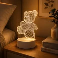 Luminária LED 3D Decorativa Personagem Heroico para Quarto