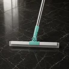 Rodo de Silicone com Vassoura 2 em 1 Limpeza Prática