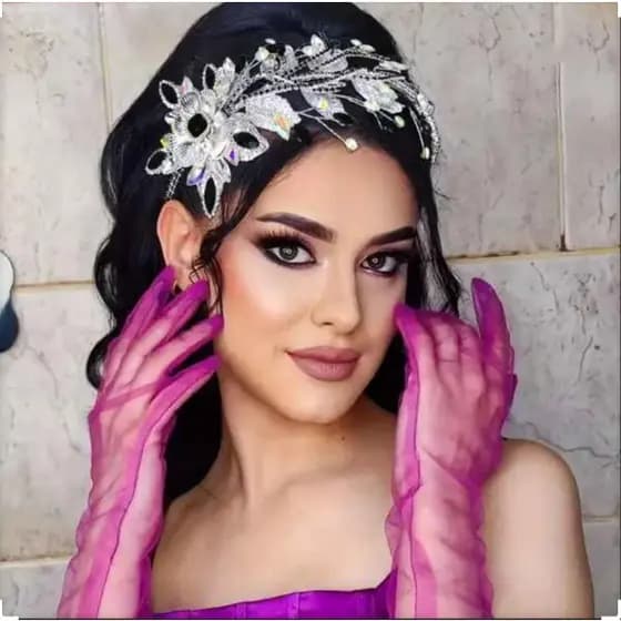Tiara de Noiva - Acessório Elegante para Cabelo para Casamentos Temáticos, Festas de Formatura, Coquetel & Encontros