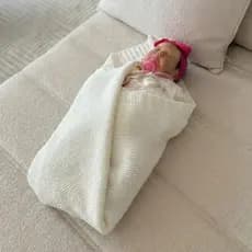 Manta Cobertor Tricot Premium Bebê Saída Maternidade Recém Nascido