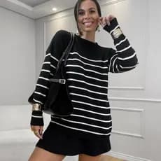 Blusa Feminina em Tricot Modal com Toque Macio e Confortável