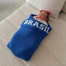 Manta Infantil Tricot Premium Antialérgica Brasil Maciez Delicada Conforto Premium