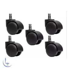 Rodizios kit 5 rodinhas para cadeira para cadeira de escritorio giratoria