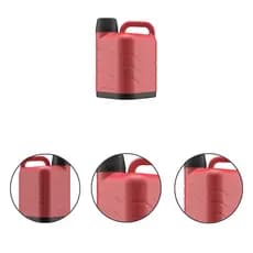 Galão Garrafa Térmica Com Tampa 5 Litros Invicta Vermelho Conserva Temperatura