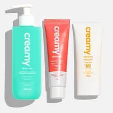 Kit Antioleosidade - Limpador Facial, Gel Creme Hidratante Facial Calming Cream, Protetor Solar FPS 60