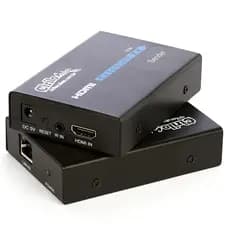 Extensor Hdmi Full Hd 1080p Cabo Rede Rj45 Cat6 Cat5e