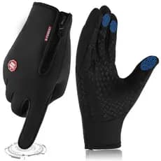 Luva Moto Térmica Touch-screen Resistente A Chuva E Frio Tamanho L