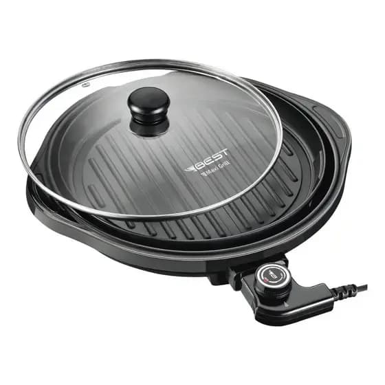 Panela Elétrica Best Maxi Grill 30cm Antiaderente Cor Preto