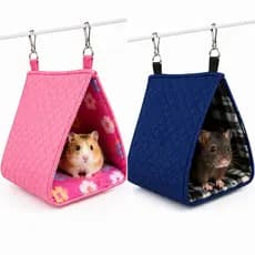 Toquinha Toca Caminha Suspensa Bird Pássaros Passarinho Hamster Porco da Índia Gaiola