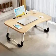 Mesa Portátil Dobrável Para Notebook Estudo Refeição Cama Com Porta Copo MDF