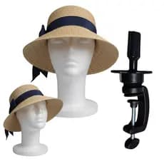 Cabeça De Isopor Feminina Masculina Para Confecção + Suporte