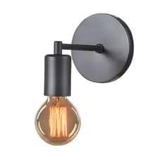 Arandela de parede estilo vintage retrô soquete para lâmpadas led comum E27