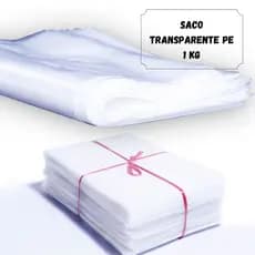 1KG SACOS P.E TRANSPARENTE 0,06MM ESPESSURA ! ESCOLHA TAMANHOS IDEAL
