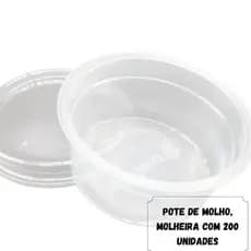 200UNID POTE TRANSPARENTE MOLHEIRA 70ML COM TAMPA MOLHOS MAIONESES KETCHUP MOSTARDA ETC DELIVERY
