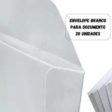 ENVELOPE BRANCO 20 UNID FORONI 80G 229X324MM A4 DOCUMENTOS