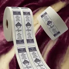 Lacres de Segurança Adesivo Delivery Para Açaí 10x2cm 1000 Unidades