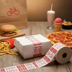 Etiquetas Lacre Segurança Ideal para Lanche