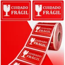 Adesivo Selo Cuidado Ideal Para Peças Frágil