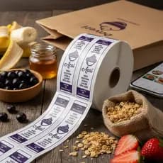 Lacres de Segurança Para Açaí Adesivo prova d'água Ideal Para delivery
