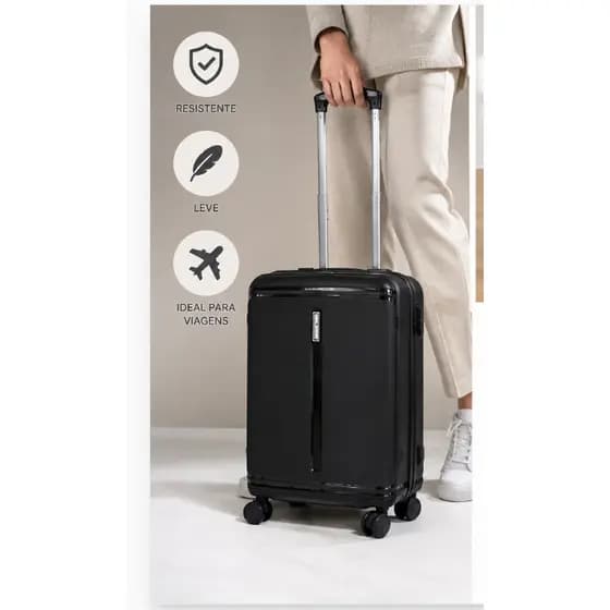 Mala de viagem de Bordo Premium 10kg 360° – Leve, Resistente e Moderna