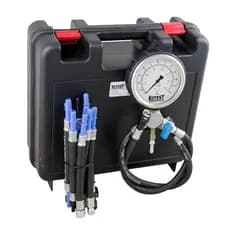 Teste de Pressão de Bomba de Combustível Manômetro de Aço Inox e 13 Mang. para Auto KITEST-KA-015.13