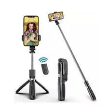 Tripé Bastão Pau Selfie Celular Controle Via Bluetooth suporte tripé para celular